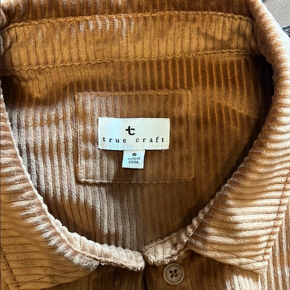 Brown Corduroy Button-Up Shirt - Picture 2 of 3